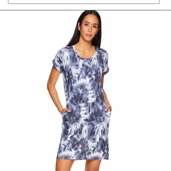 Gaiam Womens XXL Hudson Graphite Pocket T-shirt Dress NWT - Picture 5 of 12